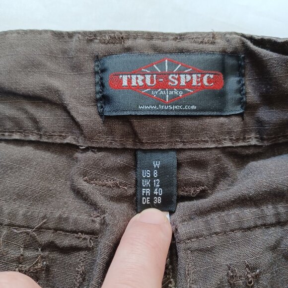 Tru-spec Women's Tactical Pant Patrol Cargo Brown EMT Army 24-7 Series Size 8 - Picture 7 of 11